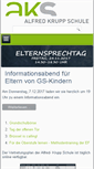 Mobile Screenshot of alfred-krupp-gymnasium.de